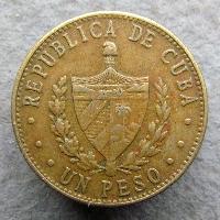 Куба 1 песо 1988