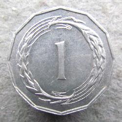 Kypr 1 mil 1963