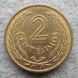 Uruguay 2 centesimo 1960