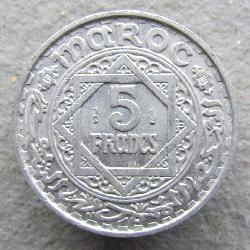 Maroko 5 franků 1951