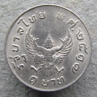 Thailand 1 baht 1974