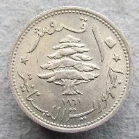 Lebanon 10 piastres 1961