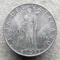 Vatican 100 lire 1956