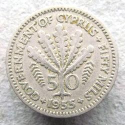 Cyprus 50 mil 1955