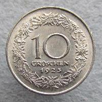 Rakousko 10 grošů 1925