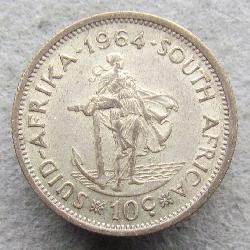 Republic of South Africa 10 Cent 1964