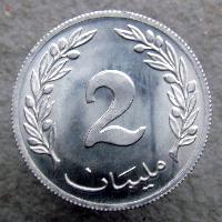 Tunisia 2 millimes 1960