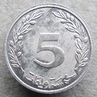 Tunisia 5 millim 2005