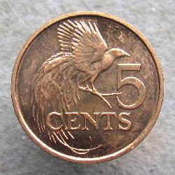 Trinidad and Tobago 5 cents 2000