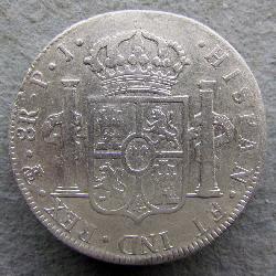 Bolívie 8 reais 1804