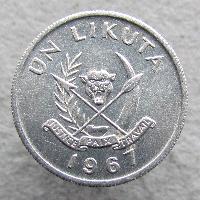 Congo 1 Likuta 1967