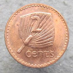 Fiji 2 cents 1992