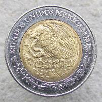 Mexico 2 pesos 1998