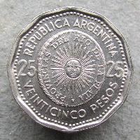Аргентина 25 песо 1965