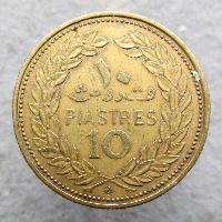 Lebanon 10 piastres 1968