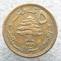 Lebanon 5 piastres 1961