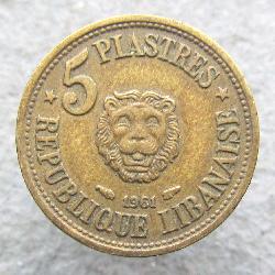 Libanon 5 Piaster 1961