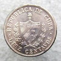 Kuba 10 centavos 1949