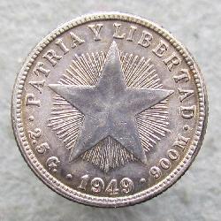 Cuba 10 centavos 1949
