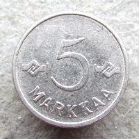 Finland 5 mark 1955