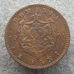 Rumunsko 2 bani 1900
