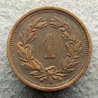 Switzerland 1 rappen 1917