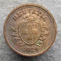 Switzerland 1 rappen 1929