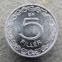 Hungary 5 fillers 1970