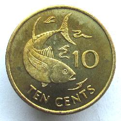 Seychelles 10 cents 2007