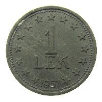 Albania 1 lek 1957