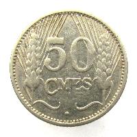 Luxembourg 50 centimes 1930