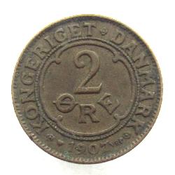 Denmark 2 ore 1907