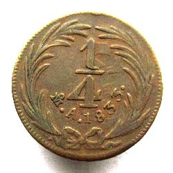 Mexiko 1/4 realu 1833