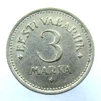 Estonia 3 marks 1922