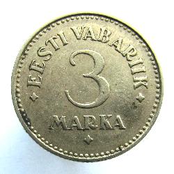 Estonia 3 marks 1925