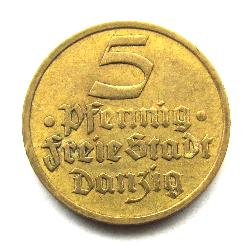 Danzig 5 pfening 1932