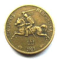Litva 10 centů 1925