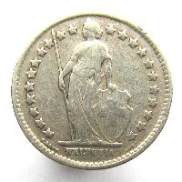 Switzerland 1/2 Franc 1921 B