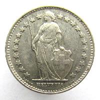Switzerland 1/2 Franc 1953 B