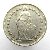 Schweiz 1/2 Franken 1951 B