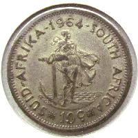 Republik Südafrika 10 cent 1964