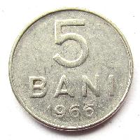Rumunsko 5 bani 1966