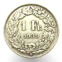 Switzerland 1 Fr 1939 B