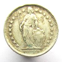Schweiz 1/2 Franken 1928 B