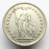 Schweiz 2 Fr 1943 B