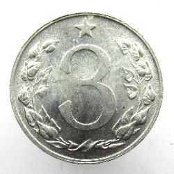 Československo 3 haléřů 1954