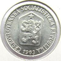 Československo 3 haléřů 1963