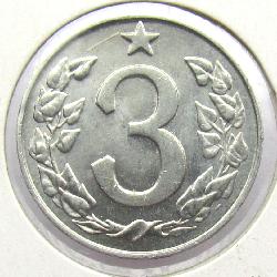 Československo 3 haléřů 1963