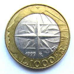 San Marino 1000 lir 1999
