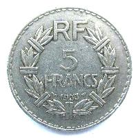 France 5 francs 1933